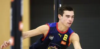 MELBOURNE, AUSTRALIA - MARCH 9: Xavier Taylor of Eastern Ranges in action during the Coates Talent League Boys Testing at Narrandjeri Stadium on March 09, 2024 in Melbourne, Australia. (Photo by Martin Keep/AFL Photos/via Getty Images)