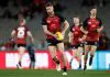 MELBOURNE, AUSTRALIA - JULY 27: Jayden Laverde of the Bombers warms up during the 2024 AFL Round 20 match between the St Kilda Saints and the Essendon Bombers at Marvel Stadium on July 27, 2024 in Melbourne, Australia. (Photo by Michael Willson/AFL Photos via Getty Images)