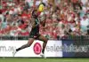 SYDNEY, AUSTRALIA - APRIL 20: Willie Rioli of the Power marks the ball during the round six AFL match between Sydney Swans and Port Adelaide Power at Sydney Cricket Ground, on April 20, 2025, in Sydney, Australia. (Photo by Darrian Traynor/AFL Photos/via Getty Images)