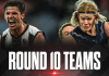 Round 10 Team Line-Ups