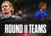 Round 11 Team Line-Ups