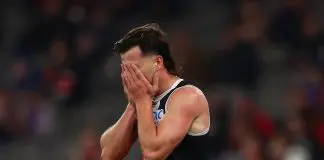 “Definitely not in AFL”: St Kilda co-captain details rare calf injury that baffled specialists MELBOURNE, AUSTRALIA - JUNE 12: Jack Sinclair of the Saints reacts during the round 14 AFL match between St Kilda Saints and Western Bulldogs at Marvel Stadium on June 12, 2025 in Melbourne, Australia. (Photo by Graham Denholm/Getty Images)