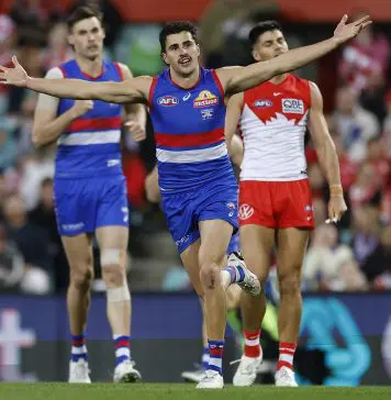 Western Bulldogs confirm bold selection call SYDNEY, AUSTRALIA - JUNE 27: Joel Freijah of the Bulldogs celebrates a goal during the round 16 AFL match between Sydney Swans and Western Bulldogs at Sydney Cricket Ground on June 27, 2025 in Sydney, Australia. (Photo by Darrian Traynor/AFL Photos/via Getty Images)