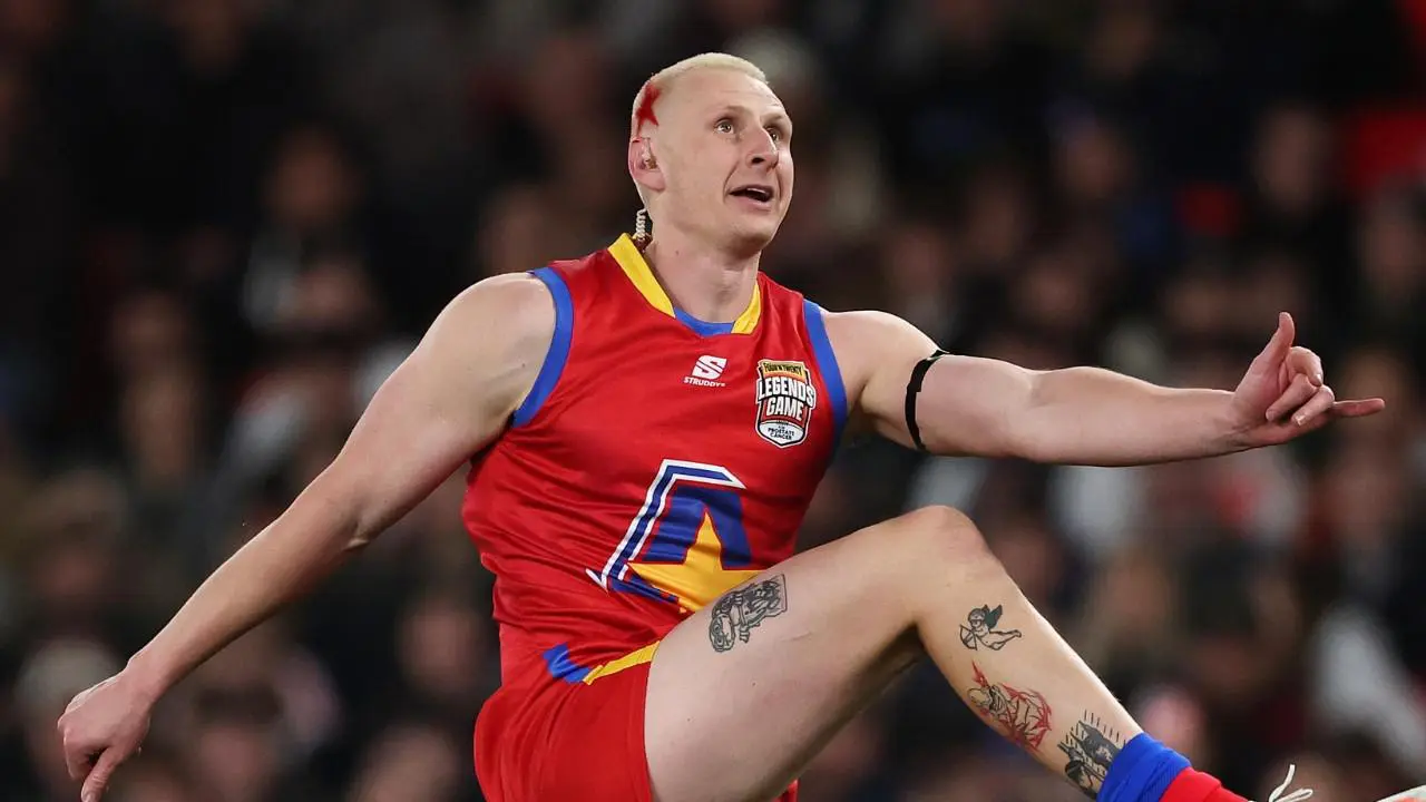 Dan Gorringe kicked the match-winner for the All Stars. Credit: Getty