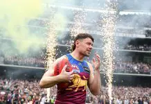 Interstate bolter emerges in growing race for Brisbane’s Lachie Neale: AFL trade news MELBOURNE, AUSTRALIA - SEPTEMBER 27: Lachie Neale of the Lions runs onto the field during the AFL Grand Final match between Geelong Cats and Brisbane Lions at Melbourne Cricket Ground on September 27, 2025 in Melbourne, Australia. (Photo by Cameron Spencer/AFL Photos/via Getty Images)