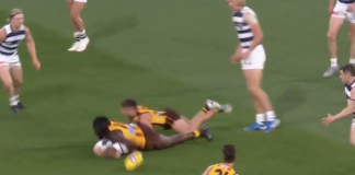 AFL MRO: Is Mabior Chol in trouble for the tackle that ruled Stewart out of the Grand Final?