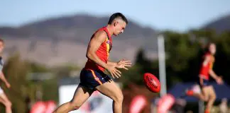 ‘Did it the hard way’: Behind the plays that saw four mature-aged prospects secure AFL moves TANUNDA, AUSTRALIA - APRIL 12: Billy Cootee of the SANFL during the 2025 AAMI State Men's Game between SANFL and VFL at Tanunda Recreation Park on April 12, 2025 in Tanunda, Australia. (Photo by Kelly Barnes/AFL Photos/via Getty Images)