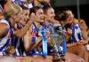 AFLW powerhouse North Melbourne smash 25-year premiership betting record MELBOURNE, AUSTRALIA - NOVEMBER 29: Ash Riddell of the Kangaroos celebrates after winning the AFLW Grand Final match between North Melbourne Kangaroos and Brisbane Lions at Ikon Park on November 29, 2025 in Melbourne, Australia. (Photo by Josh Chadwick/AFL Photos/via Getty Images)