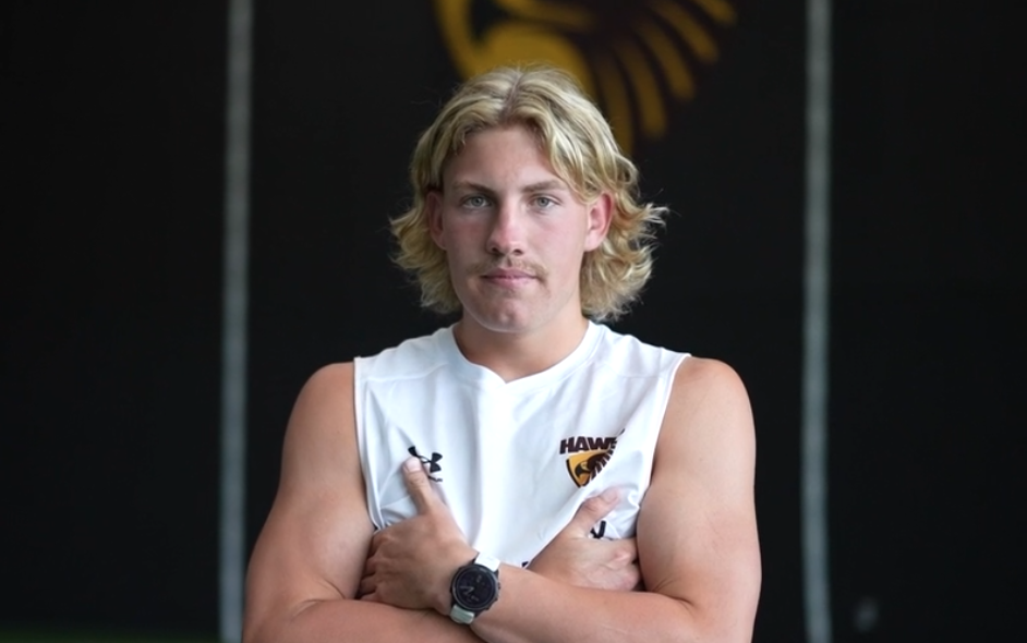 Ollie Greeves. Credit: Hawthorn Football Club