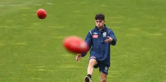 Geelong coach provides update on small forward GEELONG, AUSTRALIA - SEPTEMBER 22: Tyson Stengle of the Cats trains during a Geelong Cats Training Session at GMHBA Stadium on September 22, 2025 in Geelong, Australia. (Photo by Morgan Hancock/Getty Images)