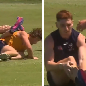 Fears of serious setback for Crows star