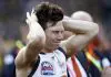 MELBOURNE, AUSTRALIA - SEPTEMBER 28: Toby Greene of the Giants looks dejected after the 2019 AFL Grand Final match between the Richmond Tigers and the Greater Western Sydney Giants at Melbourne Cricket Ground on September 28, 2019 in Melbourne, Australia. (Photo by Ryan Pierse/AFL Media/via Getty Images )