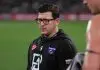 ADELAIDE, AUSTRALIA - AUGUST 22: Josh Carr, Midfield Coach of the Power during the 2025 AFL Round 24 match between the Port Adelaide Power and the Gold Coast Suns at Adelaide Oval on August 22, 2025 in Adelaide, Australia. (Photo by James Elsby/AFL Photos via Getty Images)