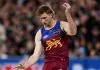Brisbane makes Tribunal call on trio of cases MELBOURNE, AUSTRALIA - SEPTEMBER 20: Harris Andrews of the Lions kicks the ball during the AFL First Preliminary Final match between the Collingwood Magpies and the Brisbane Lions at the Melbourne Cricket Ground on September 20, 2025 in Melbourne, Australia. (Photo by Michael Willson/AFL Photos via Getty Images)