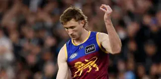Brisbane makes Tribunal call on trio of cases MELBOURNE, AUSTRALIA - SEPTEMBER 20: Harris Andrews of the Lions kicks the ball during the AFL First Preliminary Final match between the Collingwood Magpies and the Brisbane Lions at the Melbourne Cricket Ground on September 20, 2025 in Melbourne, Australia. (Photo by Michael Willson/AFL Photos via Getty Images)