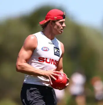 AFL MRO: Gold Coast forward banned for high bump GOLD COAST, AUSTRALIA - DECEMBER 01: Jed Walter during a Gold Coast Suns AFL training session at People First Stadium on December 01, 2025 in Gold Coast, Australia. (Photo by Chris Hyde/Getty Images)