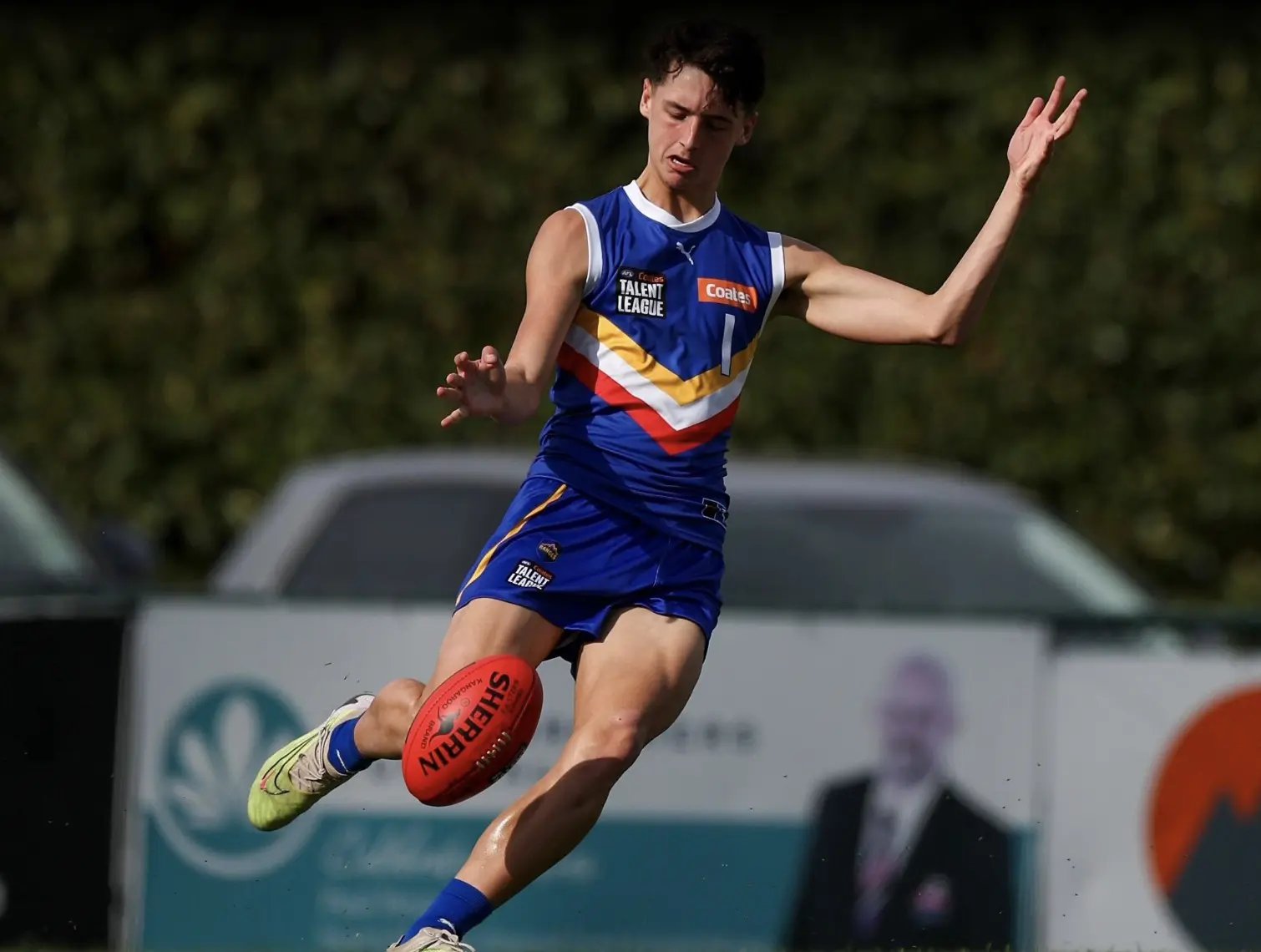 Blake Chambers in action for Eastern Ranges in 2025. (Craig Dooley/AFL Photos).