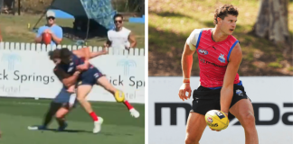 North Melbourne defender faces nervous wait after dangerous tackle North Melbourne defender faces nervous wait after dangerous tackle