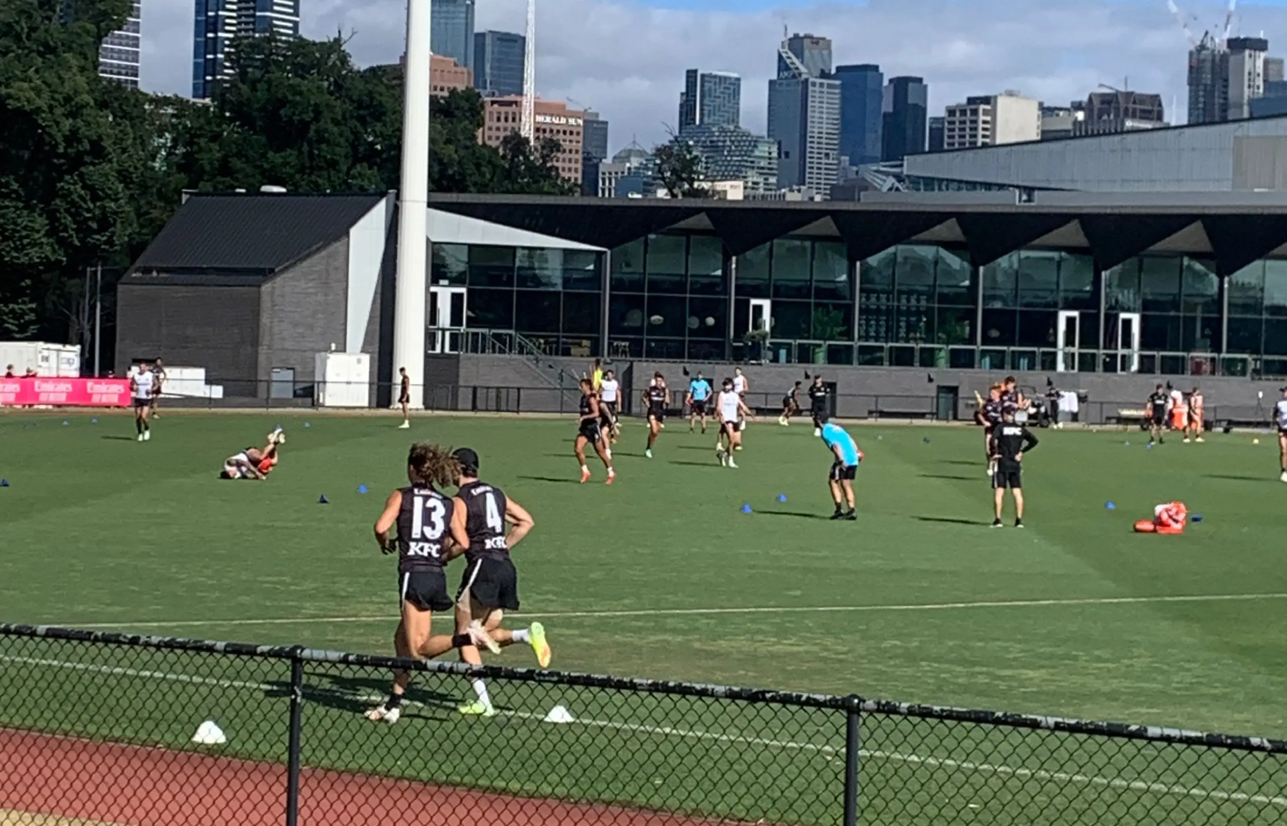 Track watch: Injured Magpies speedster, defender feature in match simulation