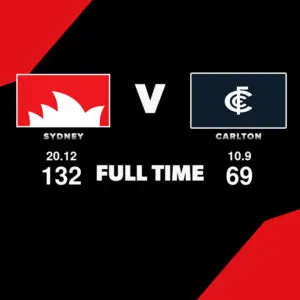 LIVE: Sydney vs Carlton – Round 0, 2026