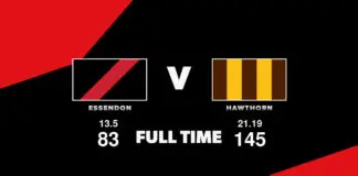 FULL TIME: Essendon vs Hawthorn – Round 1, 2026 LIVE: Essendon vs Hawthorn – Round 1, 2026