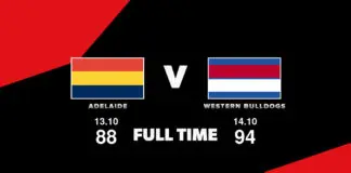 FULL TIME: Adelaide vs Bulldogs – Round 2, 2026 LIVE: Adelaide vs Bulldogs – Round 2, 2026