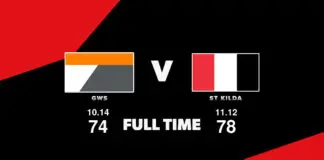 FULL TIME: GWS vs St Kilda – Round 2, 2026 LIVE: GWS vs St Kilda – Round 2, 2026