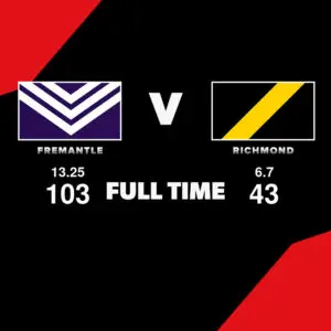LIVE: Fremantle vs Richmond – Round 3, 2026