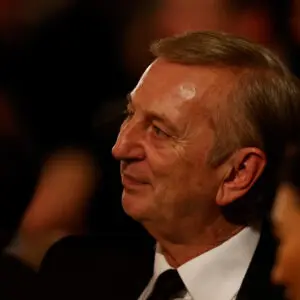 MELBOURNE, AUSTRALIA - JUNE 14: Dennis Cometti is seen during the 2022 Australian Football Hall of Fame Dinner at Crown Palladium on June 14, 2022 in Melbourne, Australia. (Photo by Michael Willson/AFL Photos via Getty Images)