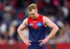 Docker’s tasteless taunt reveals a decency deficiency in the modern game MELBOURNE, AUSTRALIA - AUGUST 10: Harrison Petty of the Demons looks dejected after losing the round 22 AFL match between Melbourne Demons and Western Bulldogs at Melbourne Cricket Ground on August 10, 2025 in Melbourne, Australia. (Photo by Josh Chadwick/AFL Photos/via Getty Images)