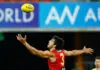 GOLD COAST, AUSTRALIA - FEBRUARY 19: Christian Petracca of the Suns in action during the 2026 AFL match simulation between the Gold Coast Suns and the St Kilda Saints at People First Stadium on February 19, 2026 in the Gold Coast, Australia. (Photo by Russell Freeman/AFL Photos via Getty Images)