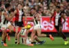How unheralded Pie stopped star Saint MELBOURNE, AUSTRALIA - MARCH 8: Harry Perryman of the Magpies kicks the ball during the 2026 AFL Opening Round match between the St Kilda Saints and the Collingwood Magpies at the Melbourne Cricket Ground on March 8, 2026 in Melbourne, Australia. (Photo by James Wiltshire/AFL Photos via Getty Images)