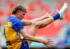 GOLD COAST, AUSTRALIA - MARCH 15: Willem Duursma of the Eagles warms up ahead of the 2026 AFL Round 01 match between the Gold Coast Suns and the West Coast Eagles at People First Stadium on March 15, 2026 in the Gold Coast, Australia. (Photo by Russell Freeman/AFL Photos via Getty Images)