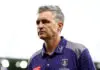 Longmuir’s lament: Fremantle coach takes aim at fixturing after his side are overrun GEELONG, AUSTRALIA - MARCH 14: Justin Longmuir, Senior Coach of the Dockers looks dejected after losing the round one AFL match between Geelong Cats and Fremantle Dockers at GMHBA Stadium, on March 14, 2026, in Geelong, Australia. (Photo by Josh Chadwick/Getty Images)