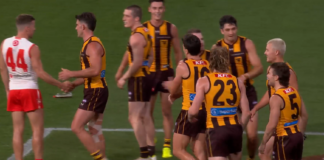 AFL release statement after Hawthorn star reveals objects were thrown at players AFL to investigate after Hawthorn star reveals objects were thrown at players