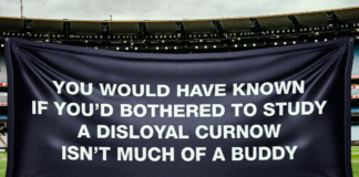 The Banner Man strikes comedy gold ahead of Opening Round bannergraphic copycarl