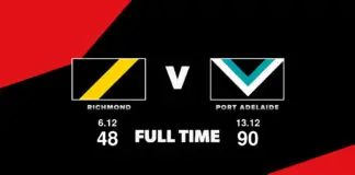 FULL TIME: Richmond vs Port Adelaide – Round 4, 2026 LIVE: Richmond vs Port Adelaide – Round 4, 2026