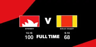 FULL TIME: Sydney vs Gold Coast – Round 5, 2026 LIVE: Sydney vs Gold Coast – Round 5, 2026