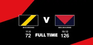 FULL TIME: Richmond vs Melbourne – Round 7, 2026 LIVE: Richmond vs Melbourne – Round 7, 2026