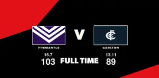 FULL TIME: Fremantle vs Carlton – Round 7, 2026 LIVE: Fremantle vs Carlton – Round 7, 2026