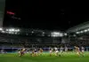 MELBOURNE, AUSTRALIA - JULY 03: A general view with the roof open during the 2021 AFL Round 16 match between the Hawthorn Hawks and the Port Adelaide Power at Marvel Stadium on July 3, 2021 in Melbourne, Australia. (Photo by Michael Willson/AFL Photos via Getty Images)