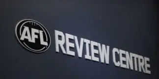 AFL icon blasts ARC intervention in Crows-Blues clash MELBOURNE, AUSTRALIA - MARCH 08: A general view inside the AFL Review Centre (ARC) the during an AFL Umpires Training Session at Marvel Stadium on March 08, 2022 in Melbourne, Australia. (Photo by Darrian Traynor/Getty Images)