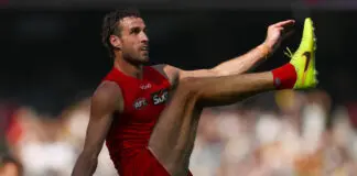 Gold Coast free agent’s call imminent as coach, forward address decision MELBOURNE, AUSTRALIA - MARCH 21: Ben King of the Suns kicks a goal during the round two AFL match between Richmond Tigers and Gold Coast Suns at Melbourne Cricket Ground, on March 21, 2026, in Melbourne, Australia. (Photo by Daniel Pockett/Getty Images)