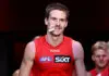 Suns skipper to miss battle with Bombers MELBOURNE, AUSTRALIA - APRIL 05: Noah Anderson of the Suns leads his team out onto the field during the round four AFL match between Melbourne Demons and Gold Coast Suns at Melbourne Cricket Ground, on April 05, 2026, in Melbourne, Australia. (Photo by Quinn Rooney/Getty Images)