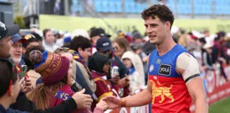 “Leader before a footballer”: Midfielder points to issue plaguing Lions ADELAIDE, AUSTRALIA - APRIL 11: Jarrod Berry of the Lions with fans during the 2026 AFL Round 05 match between the North Melbourne Kangaroos and the Brisbane Lions at Barossa Park on April 11, 2026 in Adelaide, Australia. (Photo by James Wiltshire/AFL Photos via Getty Images)