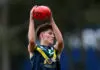 AFL Draft: The club-tied prospect “bolting into top 10 contention” MELBOURNE, AUSTRALIA - APRIL 12: Ethan Matthews of the AFL National Academy marks during the Marsh AFL National Academy Boys match between Australia U18 and North Melbourne VFL at Arden Street Ground on April 12, 2026 in Melbourne, Australia. (Photo by Josh Chadwick/AFL Photos/via Getty Images)