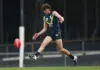 Revealed: Vic Metro lineup for championships opener MELBOURNE, AUSTRALIA - APRIL 18: Harrison Chapman of the AFL National Academy kicks the ball during the Marsh AFL National Academy Boys match between Australia U18 and Richmond VFL at Ikon Park on April 18, 2026 in Melbourne, Australia. (Photo by Morgan Hancock/AFL Photos/via Getty Images)