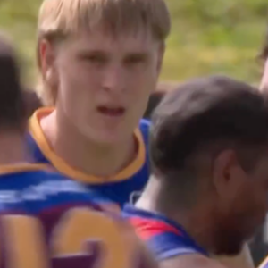 Ugly scenes in the VFL as headbutt sure to garner a suspension.