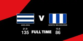 FULL TIME: Geelong vs North Melbourne – Round 8, 2026 LIVE: Geelong vs North Melbourne – Round 8, 2026