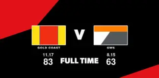 FULL TIME: Gold Coast vs GWS – Round 8, 2026 LIVE: Gold Coast vs GWS – Round 8, 2026